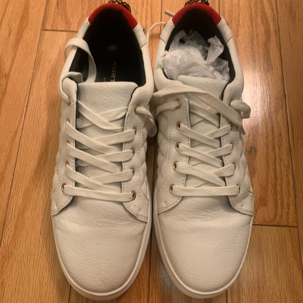 Kurt Geiger White Leather Sneakers